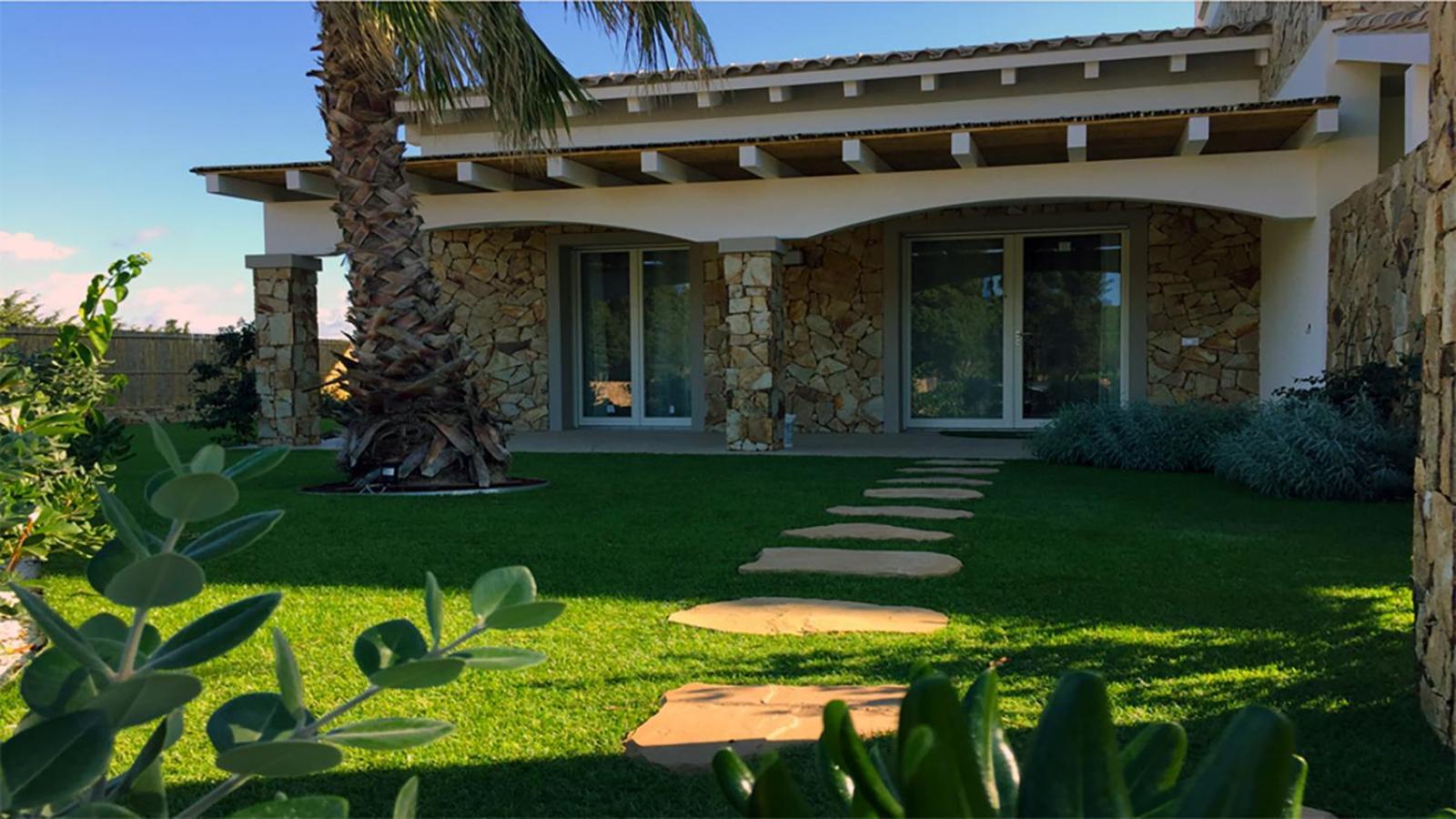 Residence Elegance Ville Ed Appartamenti A Porto Pino Bagian luar foto